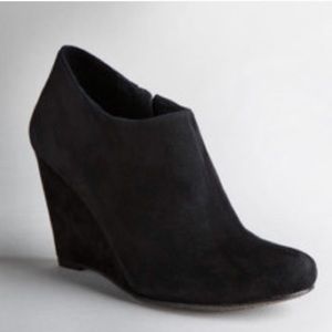 Vince Camuto Black Suede Wedges